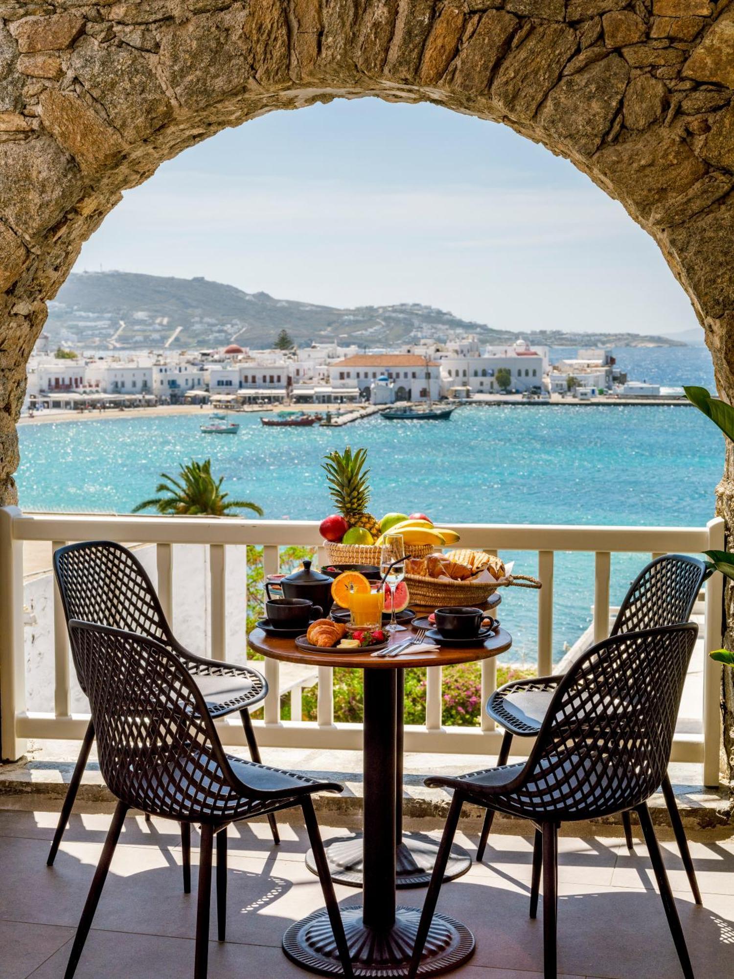 Yalos Hotel Sunset View Mykonos Town Private Rooms מראה חיצוני תמונה