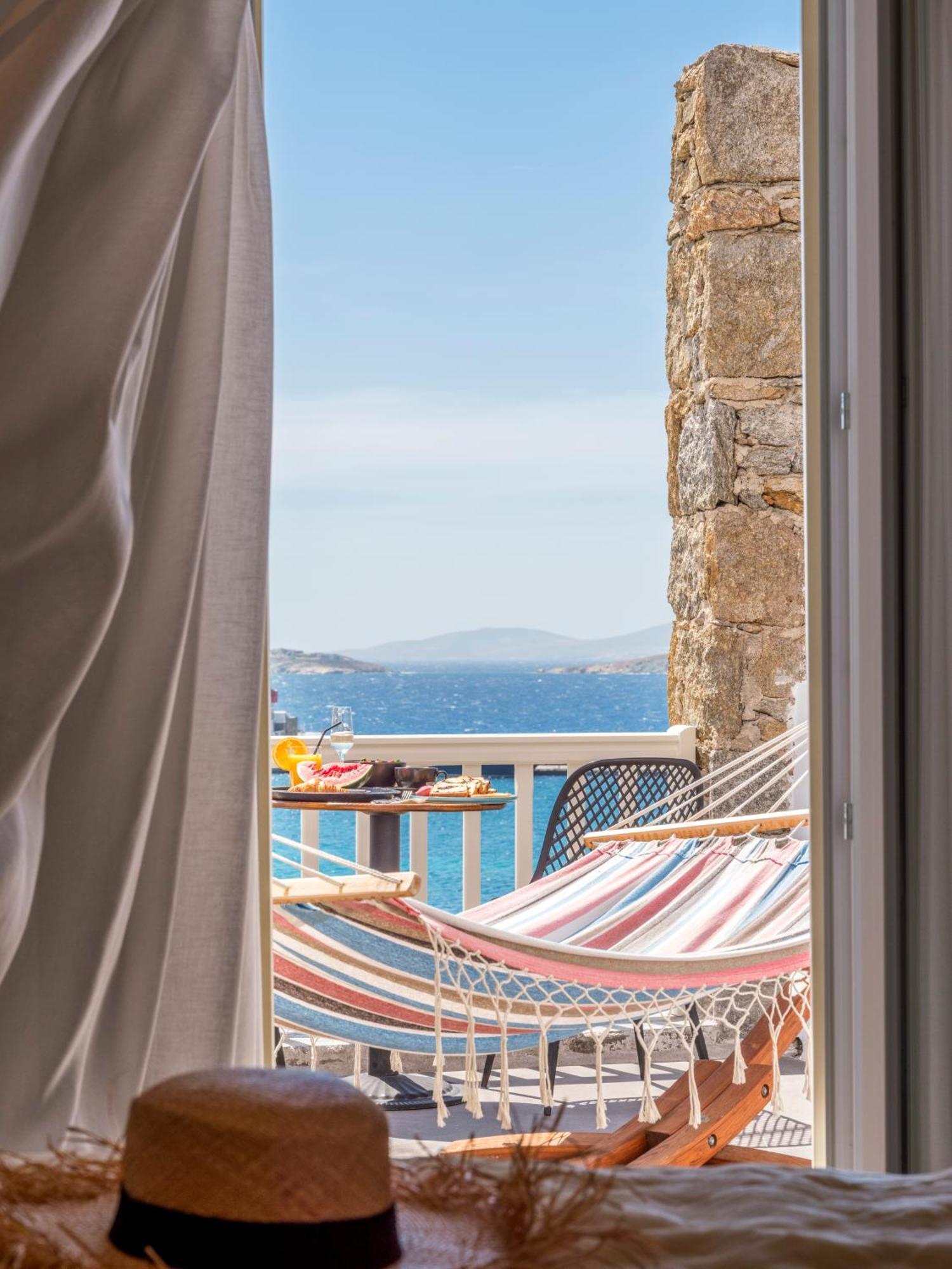 Yalos Hotel Sunset View Mykonos Town Private Rooms מראה חיצוני תמונה