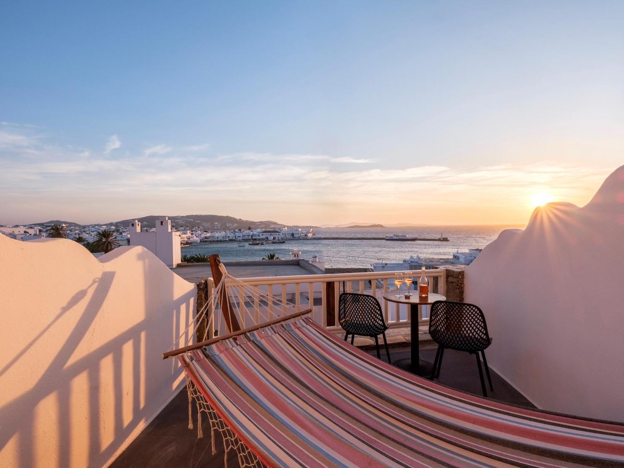 Yalos Hotel Sunset View Mykonos Town Private Rooms מראה חיצוני תמונה
