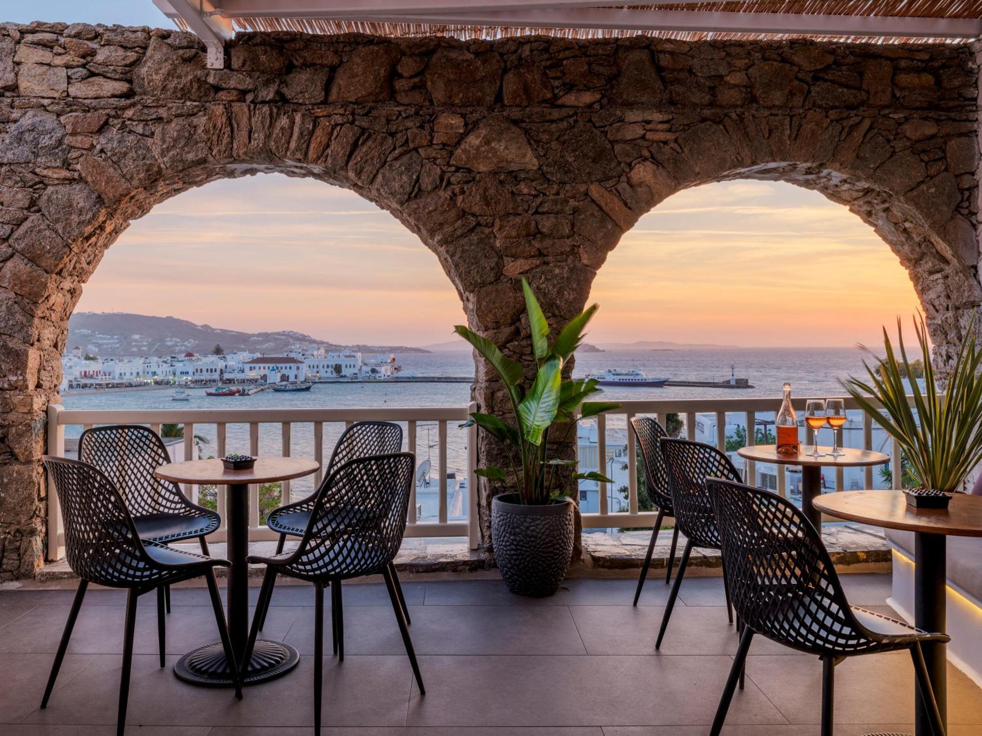 Yalos Hotel Sunset View Mykonos Town Private Rooms מראה חיצוני תמונה