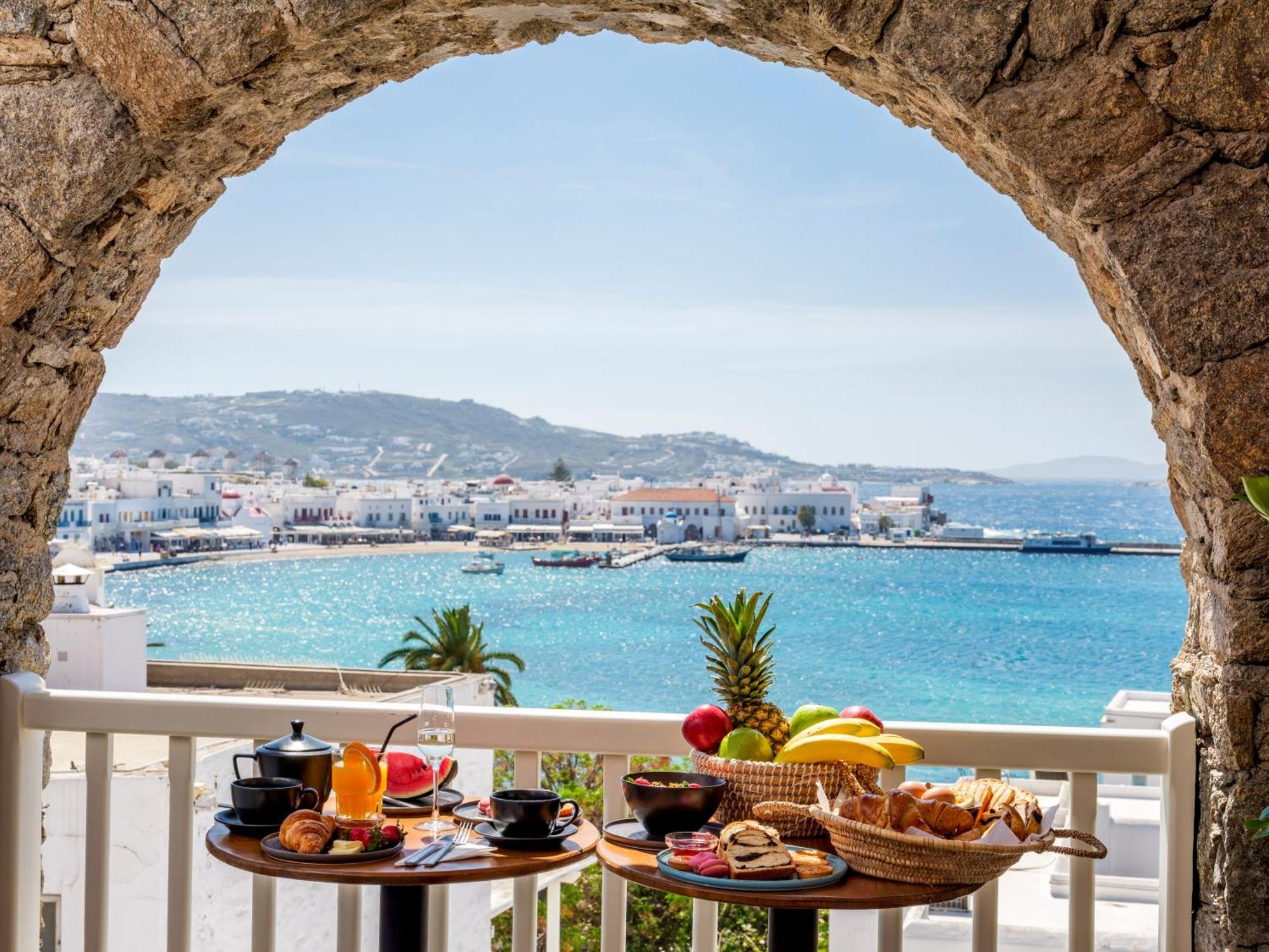 Yalos Hotel Sunset View Mykonos Town Private Rooms מראה חיצוני תמונה
